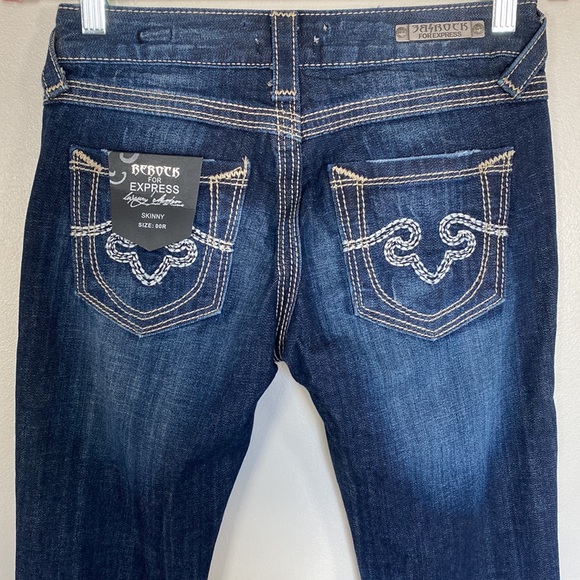 Express ReRock Skinny Denim Jeans - 00R - Picture 1 of 13